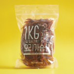 슈퍼츄 일킬로그램 강아지 대용량 간식 반려견 오리가슴살, 1kg, 1개 : 와이즈테일