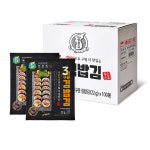 [성경김본사] 세번구운 김밥김(10매) 22g, 100개 : 주식회사 성경식품