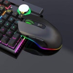 PC 노트북 e스포츠용 업그레이드된 UES-GM Live4Gadgets 게이밍 마우스 - USB Wired- Sunplus 199 광센서 조정 가능 최대 6400DPI RGB... 