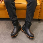 남성 여성 남여공용 장화 다용도 미끄럼방지 방수 작업용 장마 낚시 레인부츠 남자장화 : 저스트다미