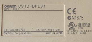 Omron cs1d dpl01 : 한샘리사이클