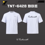 테크니스트 TNT-6428 화이트 코튼라이크 오버핏 반팔 티셔츠 테니스 : YES스포츠