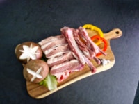 지리산 흑돼지 갈비 1kg : 누리축산