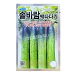 솔바람 백다다기 오이 500립 오이 씨앗 종자농우비아오 모종 텃밭 그린종묘사 : 허수아비정원