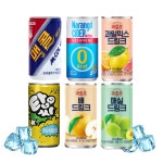 미니 캔음료 맥콜 나랑드 과일믹스 탑씨 매실 배 190ml 각3캔 총18캔 음료수 : 지원마트