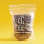 슈퍼츄 일킬로그램 강아지 대용량 간식 반려견 소프트비프, 1kg, 1개 : 와이즈테일