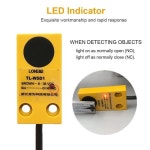 CHBG Economic 평면 스위치 유도 근접 센서, 스마트 자동 접근 감지, NPN PNP TL-W5 TL-W7, 5mm, 7mm 거리 : 베스트전자온라인