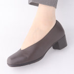 4.5cm 지쎄 수제화 엄마구두 천연양가죽 발볼편한 무지외반 40대 g4096 : 미즈걸