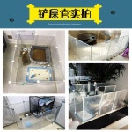 강아지 투명 울타리 애견 가림막 새끼 반려견 휀스 반려동물 펜스 낮은 장 아크릴 펜스 고양이 동물 : shoppingmon