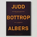 【Original Vintage】 도널드 저드 Donald Judd / Exhibition Poster 2008 (액자포함) : lepapiershop