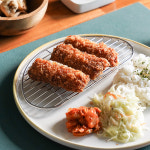 스텐 돈까스망 튀김망 기름망 받침 반원 소 : 다다키친