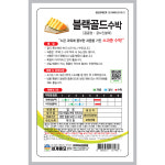 미니 블랙 골드 수박 씨 씨앗 종자 10립 : 근소텃밭