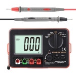 LCD 백라이트 디스플레이 포함 디지털 절연 저항 테스트기 DC 250V 500V 1000V AC 750V 다기능 측정기 키트스트랩보호 뚜껑보자기 가방... 