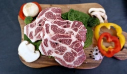 지리산 흑돼지 목살 500g : 누리축산