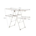 락앤란 1단 튼튼한 원룸 빨래 건조대 소형 접이식 스탠드형 : 올도매마켓