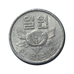 3-761/ 한국주화 일원(1원) 1968년 준특년도 : 카우리