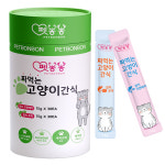 펫봉봉 NEW 짜먹는 고양이간식 고양이츄르 참치30+치킨30 15g 60개 1통 : 켄코몰