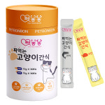 펫봉봉 NEW 짜먹는 고양이간식  습식 크리미 츄르 타입 참치30+치킨30 15g 60개 1통 : 켄코몰