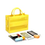 그란데로자 몰캉몰캉 젤리 가방 백 바구니 여름 토트백 방수 수영 목욕 비치 썬 물놀이 : 그란데로자