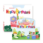 DIY 해피버스데이 생일책 양장 팝업북 어린이집 유치원 생일선물 만들기 아이교육 : 지니아이mall