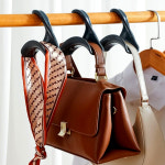 2+2 가방 소품 넥타이 정리 행거 걸이 화이트 11x4cm : 공방스모모