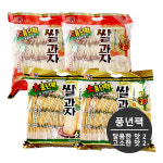 미룡 구운 쌀과자 풍년팩 4개 무/배/고소한맛2+달콤한맛2/대용량과자/어린이간식/부모님간식/쌀과자간식 : 성지노마진샵