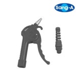 상아뉴매틱 에어건 AIRGUN0802S (BK) 검정 - 호스 8mm  나사 1/4 노즐 short 25mm AG-S : 주남선