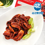 [청미담] 맛나 양념 쭈꾸미 볶음 300g (2인분) 주꾸미 볶음 밀키트 HACCP : 수산물대장