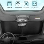 업그레이드 모델 Y 자동차 앞 유리 차양, 테슬라 3, X 바이저용, 블록, 커버, 6 : 춘추상점