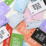 마카롱 풀컬러 아크릴 심플 자동차 듀얼 주차번호판 전화번호 알림판 : 엑스오토