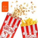 팝콘 포장 가방 거치대 시네마 용품 일회용 파티 사탕 용기 스낵 종이 50 : 셀렉나인