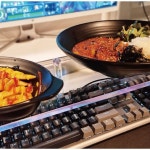 모니터받침대 보조선반 투명 PC방 식탁 아크릴선반 : 이로이로 상점