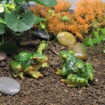 창의적인 마이크로 조경 송진 정원 조각상 장식 미니 동물 조각 : 씨씨유통 씨씨유통