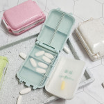 메리메이커스 포켓 약통 약상자 여행용약통 요일별 에탄올 약소분통 깔끔하고편리 밀폐 : THE  YUNZ