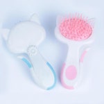 애완 동물 편안한 손잡이 경량 청소 고양이 제모 헤어 브러시 세트 목욕용 : 엠티마켓