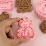 생일 파티 비스킷 몰드 케이크 쿠키 커터 퐁당 도구 가능한 베이킹 제빵기 : 셀렉나인