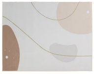 워셔블 아트 디자인러그 120x160cm 모던 포인트러그 원룸매트 : 화개무풍