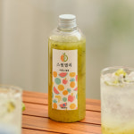 라임 키위 애플민트 넣은 그린모히또청450g 과일청 수제청 선물 : 스윗델리 . 부여과자점