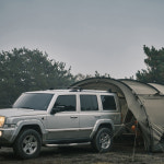 몬테라 몽뜨 터널형 텐트 대형 쉘터 카키 루프 플라이 포함 : 제루트