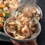 캠핑음식 요리 스지 바지락 전골 밀키트 : 백년밥상