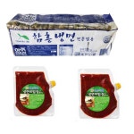 옥천 함흥 비빔냉면 (냉면2kg+비빔장1kg) 10인분 비빔면 : 지원 푸드나라