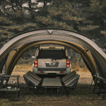 몬테라 몽뜨 터널형 텐트 대형 쉘터 카키 루프 플라이 포함 : 제루트