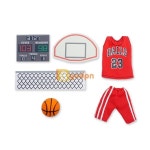 인형의 미니어처 농구 스코어보드 세트 소품 의상 상자 그물 소년 소녀 선물 : 트리유통 트리유통