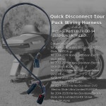CDTPQD14 투어 팩 파워 탭 하네스 퀵 디스커넥트 배선 교체 할리데이비슨 : 다바크-