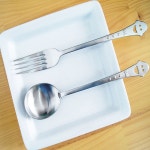 스텐 스마일 파스타 스푼 포크 택1 스파게티 양식기 : GoodNews Home