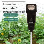 250Mm 금속 토양 PH 수분 테스터 정원 농장을위한 방수 키트 도구 : 사촌마켓