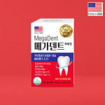 초당약품 메가덴트 파워정 60정 약 2개월분 잇몸 치약 치아 뼈 프로폴리스추출물 칼슘 : 건강해U.