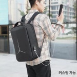 방지 하드케이스 PC가방 남녀공용 백팩 노트북가방 대학생 책가방 : 레코드오