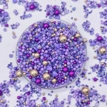 아름다운 믹스 케이크 장식 퐁당 DIY 진주 : 알로나인