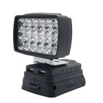 LED 작업 조명 캠핑 램프 손전등 스포트라이트 USB 보조베터리 손 랜턴 Bosch 18V 리튬 이온 배터리 BAT618 BAT609G : 다산컴퍼니84
